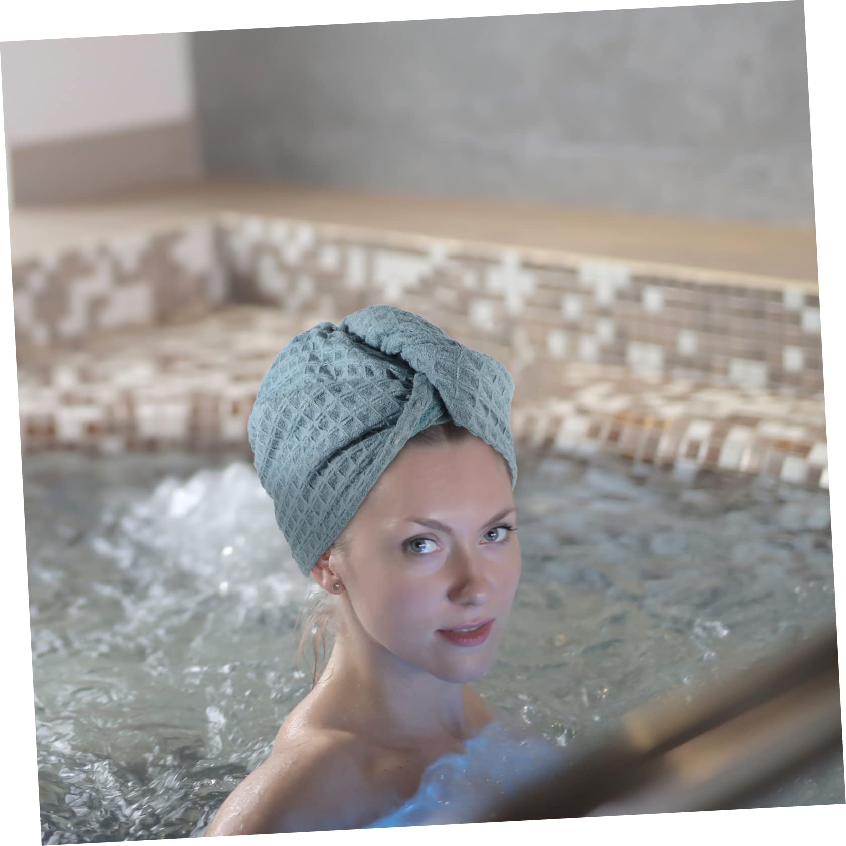 Gogogmee Hair Drying Cap Towel Set Fast Dry Hair Cap Soft Absorbent Material for Women