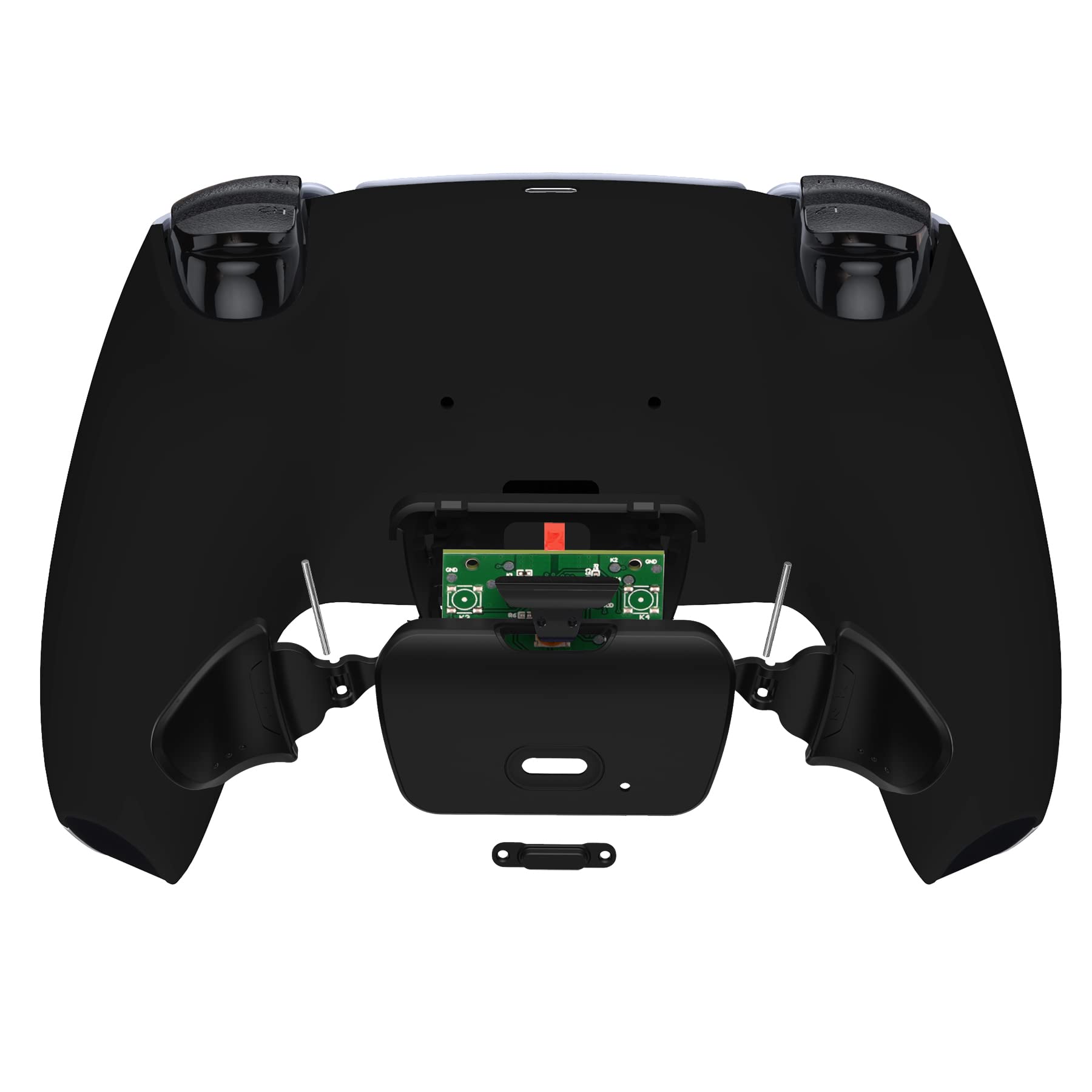 eXtremeRate Rise 2.0 Remap Kit Programmabile per ps5 Controller BDM-010/020,Palette Back Button Cover Posteriore per ps5 Joystick,2 Tasti Aggiuntivi per Joypad-Nero Misterioso