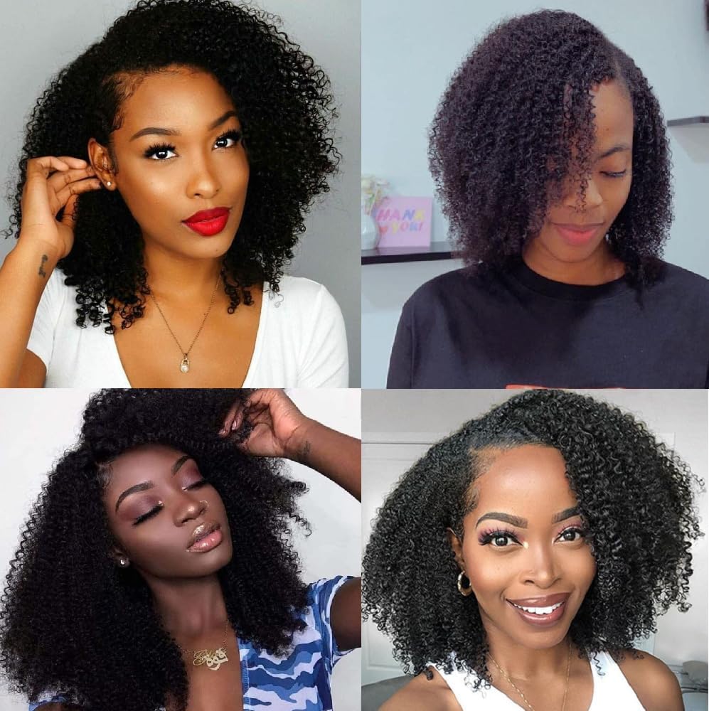 TNICE Tessitura Brasiļiana Afro Kinky Curly Hair Capelli Umani Meche Vergine Naturale 3 Bundle Colore Naturale
