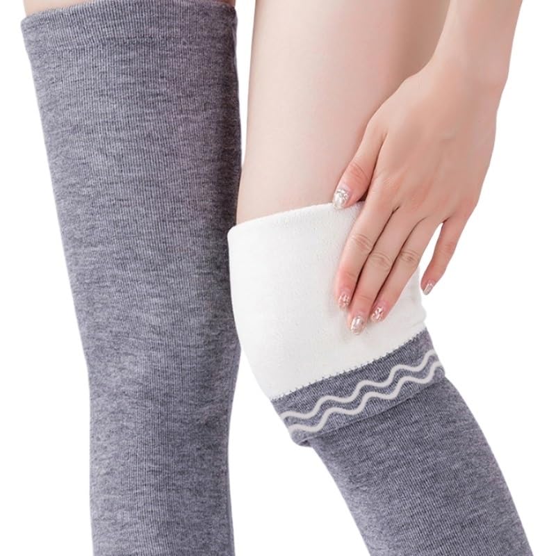 Thick Fiber Knee Protection Leg Cover Winter Warmth Made of Sheepskin Suitable for Both Men Women