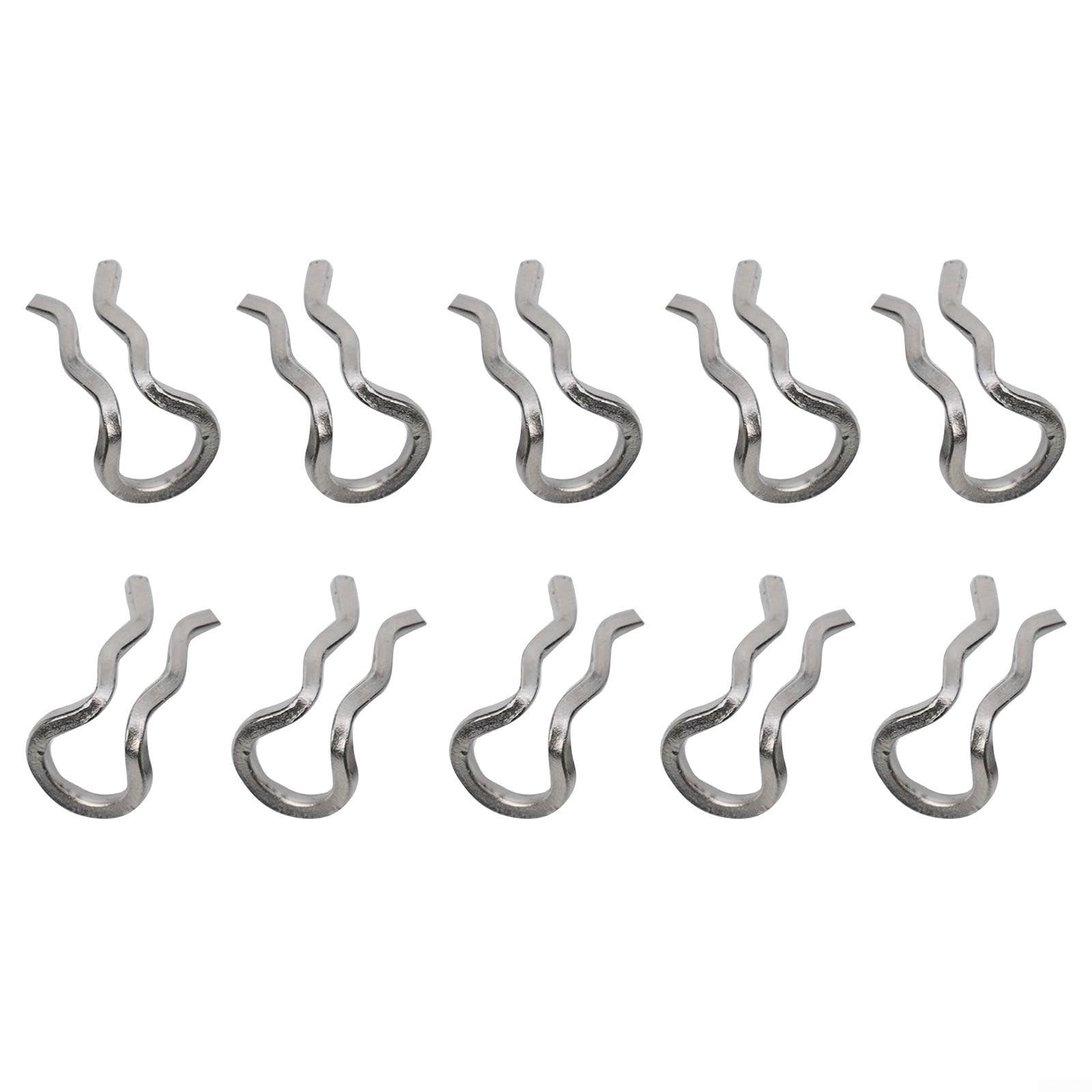 Fahrradzubehör Federclip-Set, kompatibel mit Shimano's, SLX und Modellen (Titan), 10-teilig