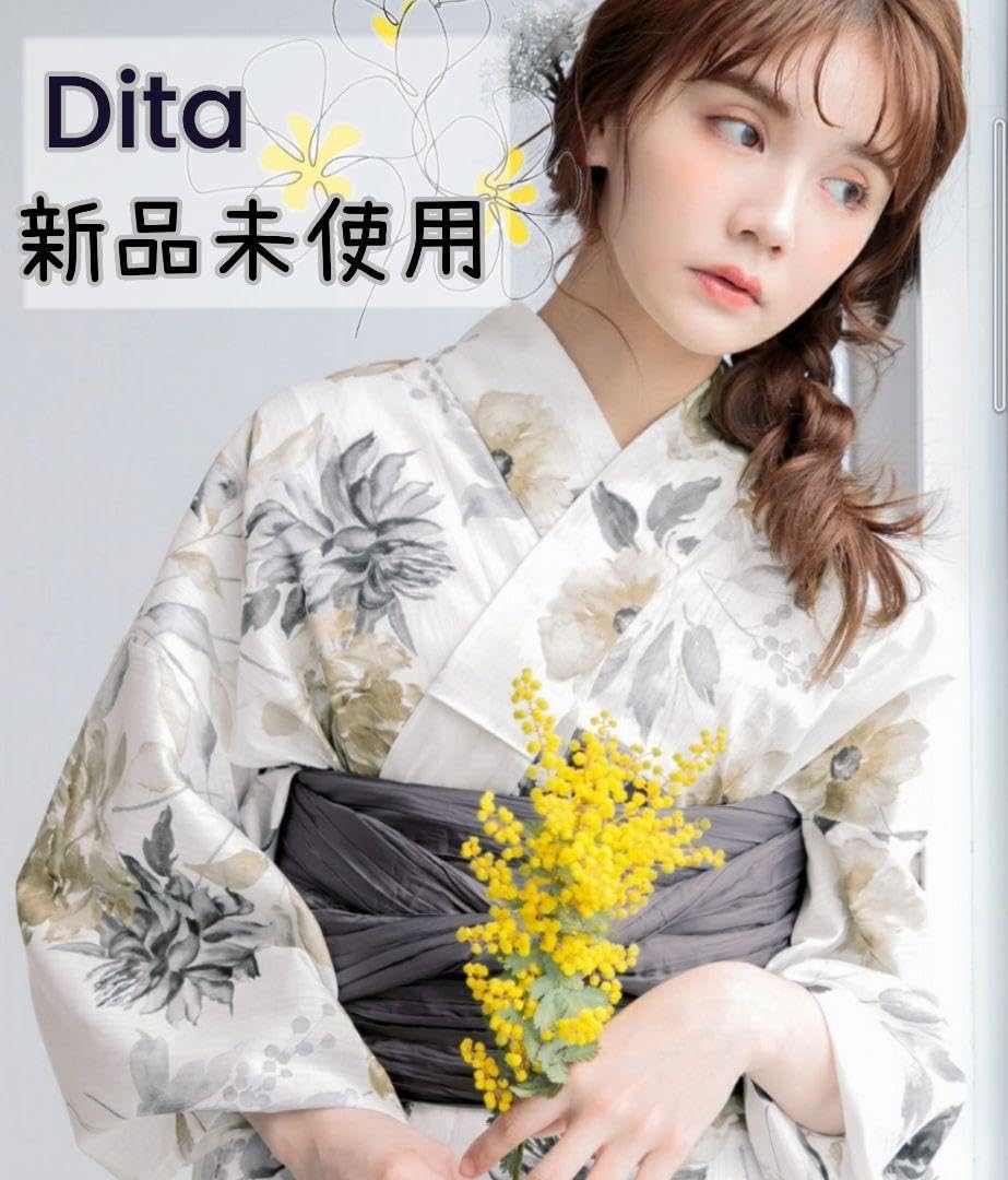 Dita 浴衣 水彩の京まつり Amazon.co.jp: 5点セットDita 水彩の京まつり高級浴衣大人 : ファッション
