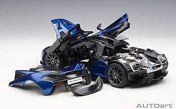 オートアート McLAREN P1 アザーブルー 1/18 ミニカー Y0949 Amazon | AUTOart 1/18 マクラーレン P1 メタリック・ブルー