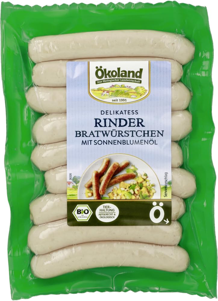 Delikatess Rinder-Bratwürstchen mit Sonnenblumenöl 18 x 180 g