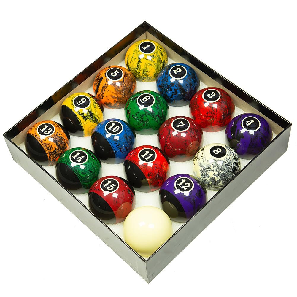 Set di palline da biliardo in resina di alta qualità, 57 mm, per stanze professionali e casalinghe
