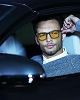 Vista 2 de Night Vision Glasses for Men Women, Anti Glare HD Polarized Sunglasses Driving UV400 Protection