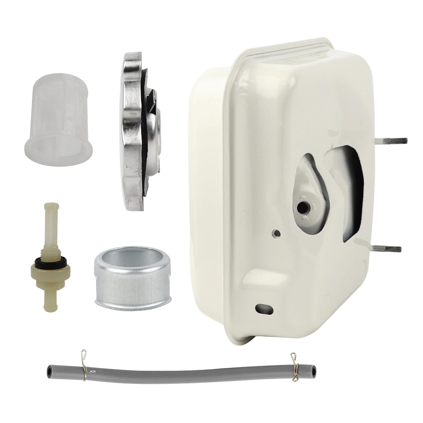 Wai Danie GX160 Tanque de Gas Combustible Compatible con Honda GX200 GX160 GX140 Motor Bomba de Agua Lavadora a Presión Harbor Freight 212 173 Motor Go Kart 163cc 196cc 208cc Reemplaza 17510-ZE1-020ZA