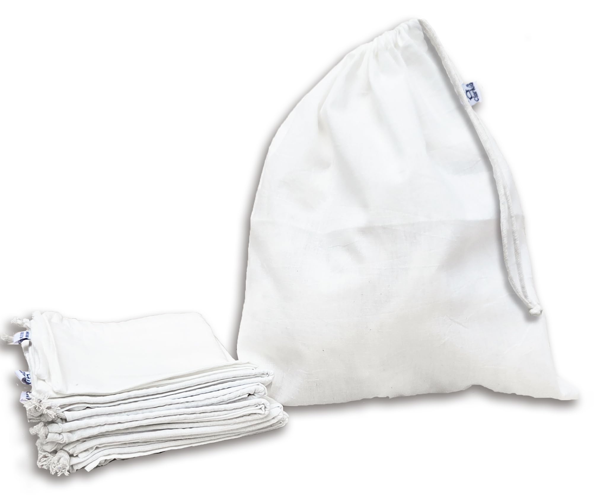 Cotton Drawstring Bags (10pcs 10x12 inch)