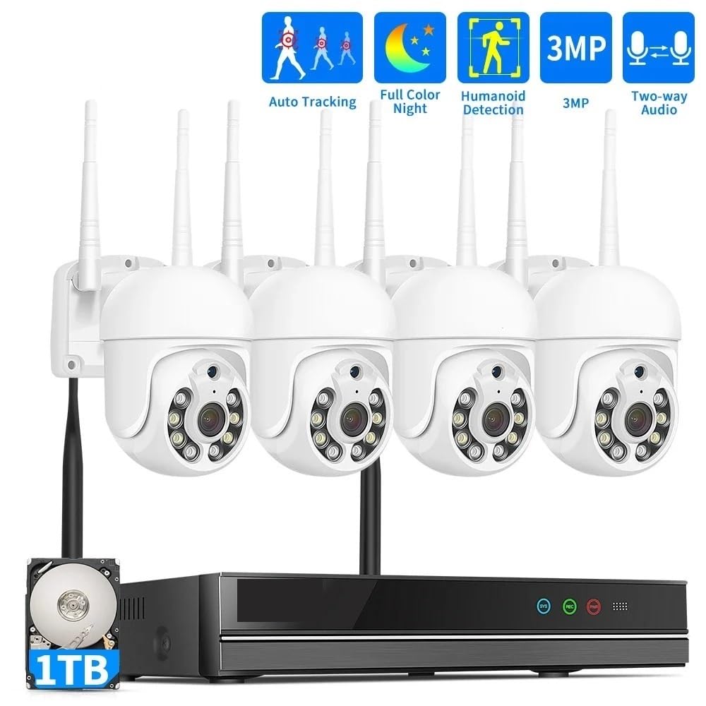 Kit sistema di sicurezza for telecamera CCTV WiFi da 5 MP