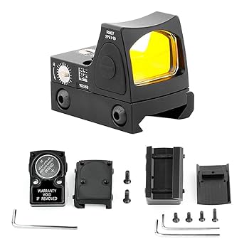 レプリカ　RMRタイプ オープンダットサイト ドットサイト ブラック Trijicon RMRタイプ オープン ダットサイト【20mmレール/GLOCK