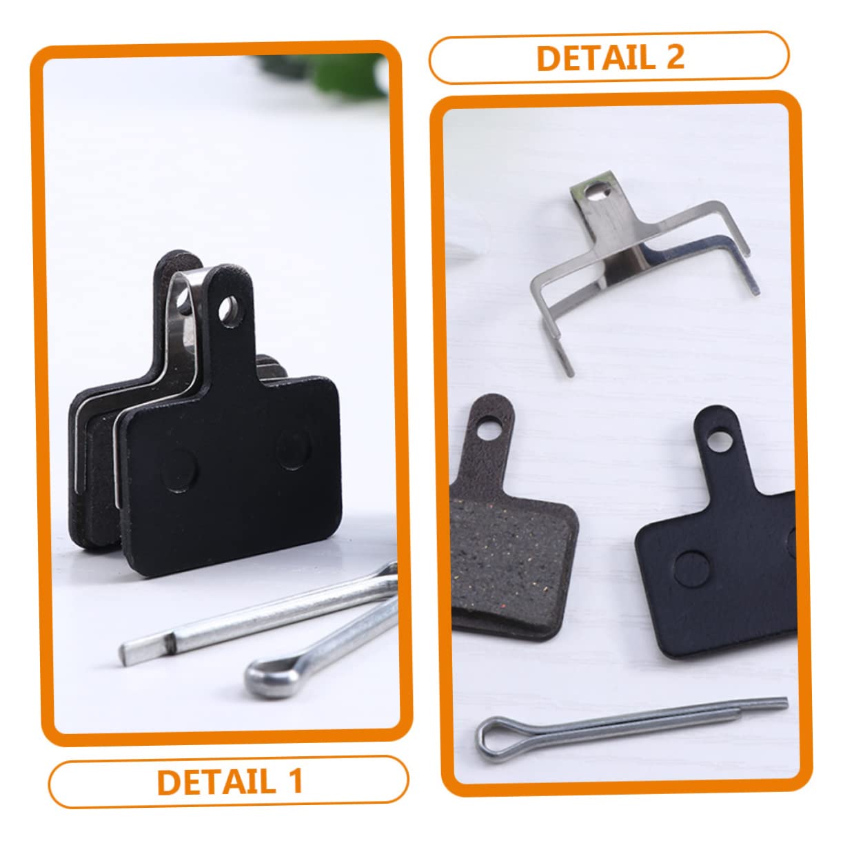 Plaquettes de Frein à Disque pour Vtt, 5 Paires, Noir