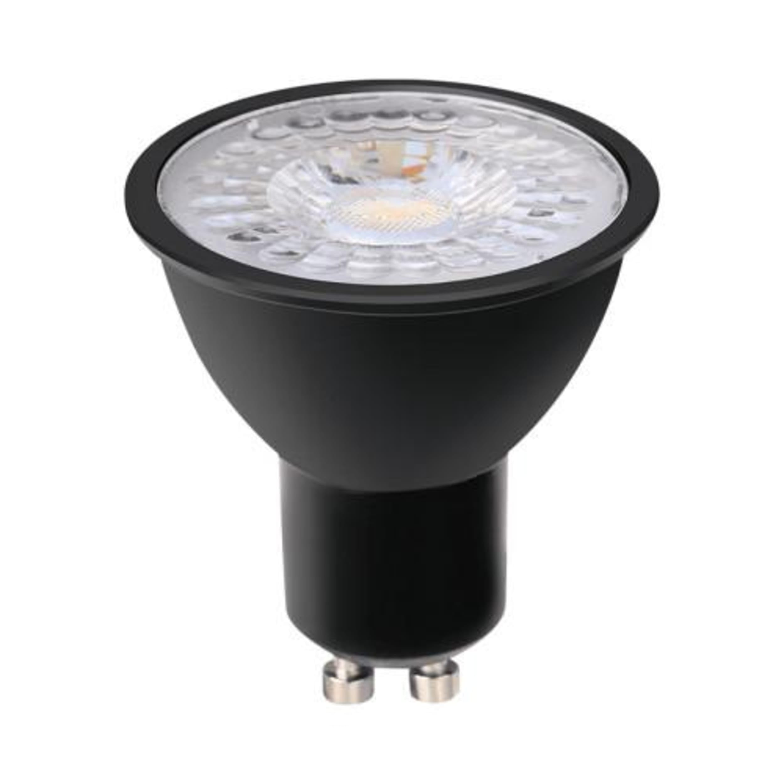 CALEX GU10 LED Spot, Day & Night Sensor, Warm White Light (2700K), Black, Lighting Bulb