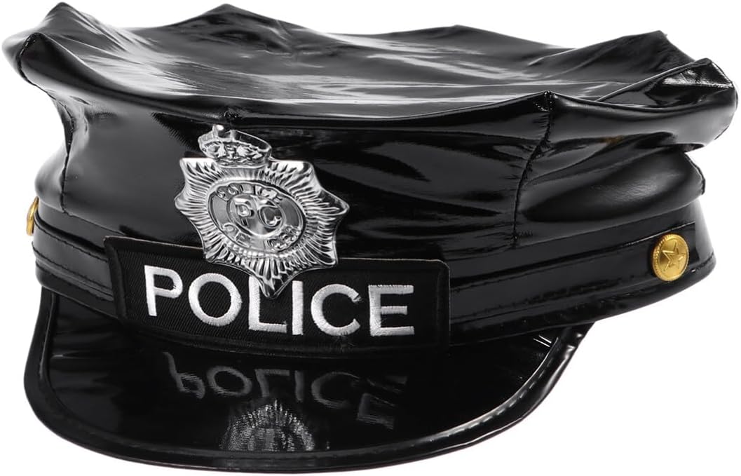 BESTOYARD Police Hat Badge Police Officer Costume Accessory