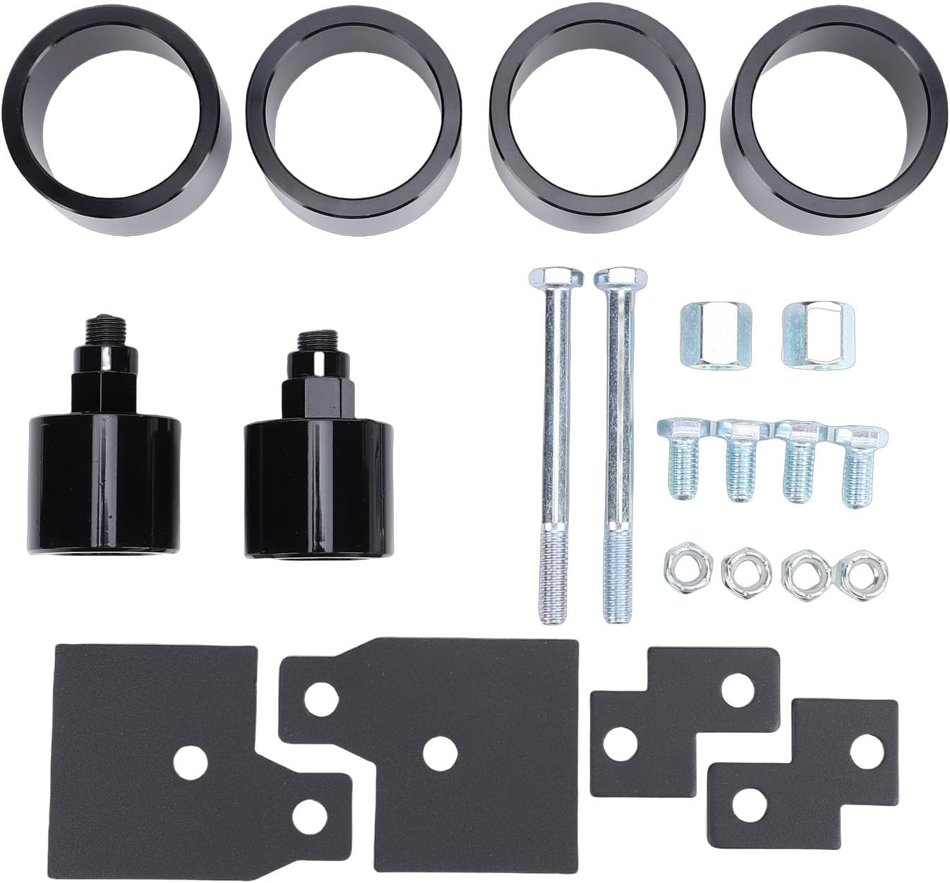 Keenso Suspension Lift Kit, 4 Inch Full Suspension Lift Kit Front Rear ATV for Sportsman 500 570 600 700 1999 2025 with Aluminum Alloy Alloy Steel Powder Coated
