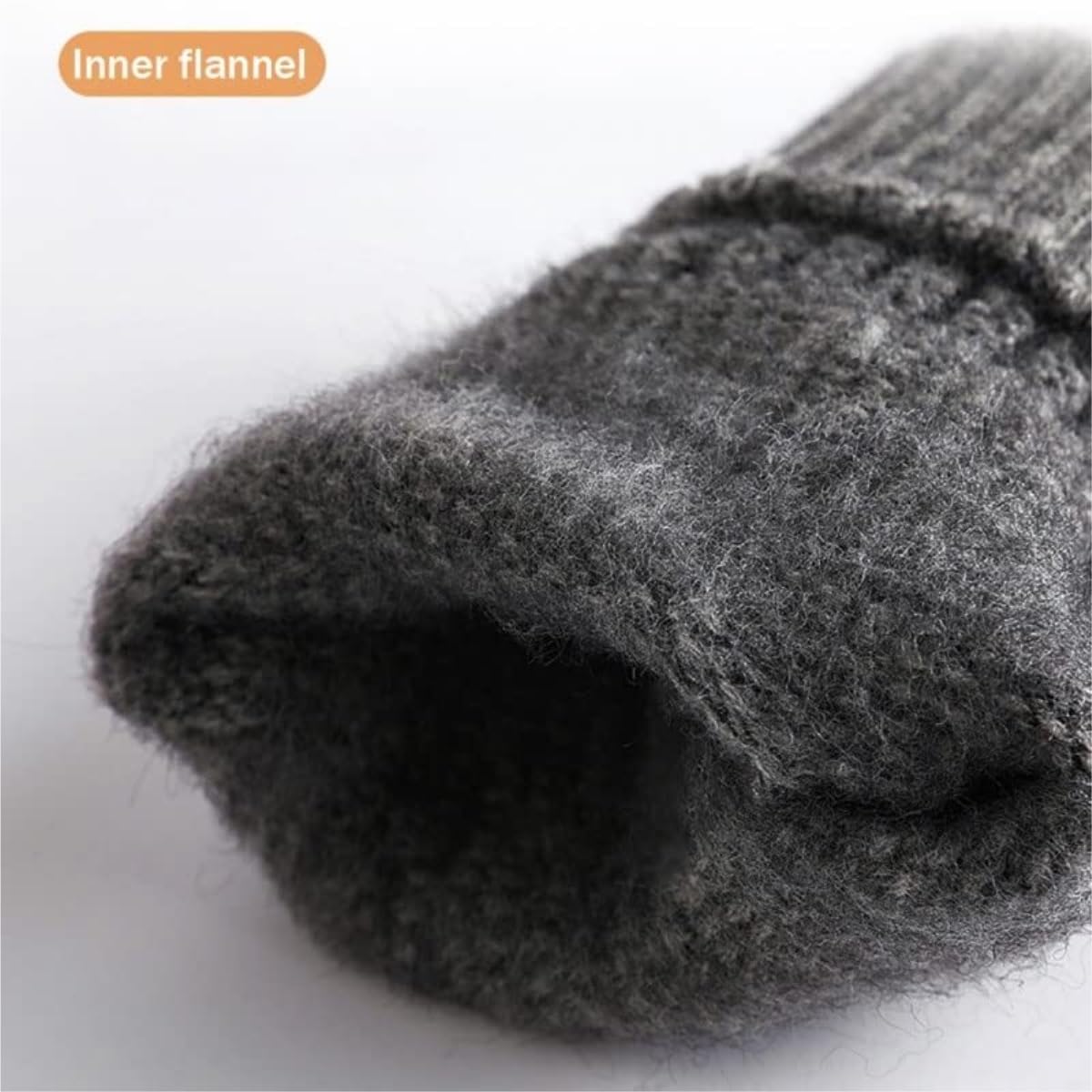 Guantes Viento Deportivos Guantes Gruesos De Punto For Hombre Y Mujer, Con Dedos Completos, Cálidos, For Invierno, Pantalla Táctil Regalos De Invierno