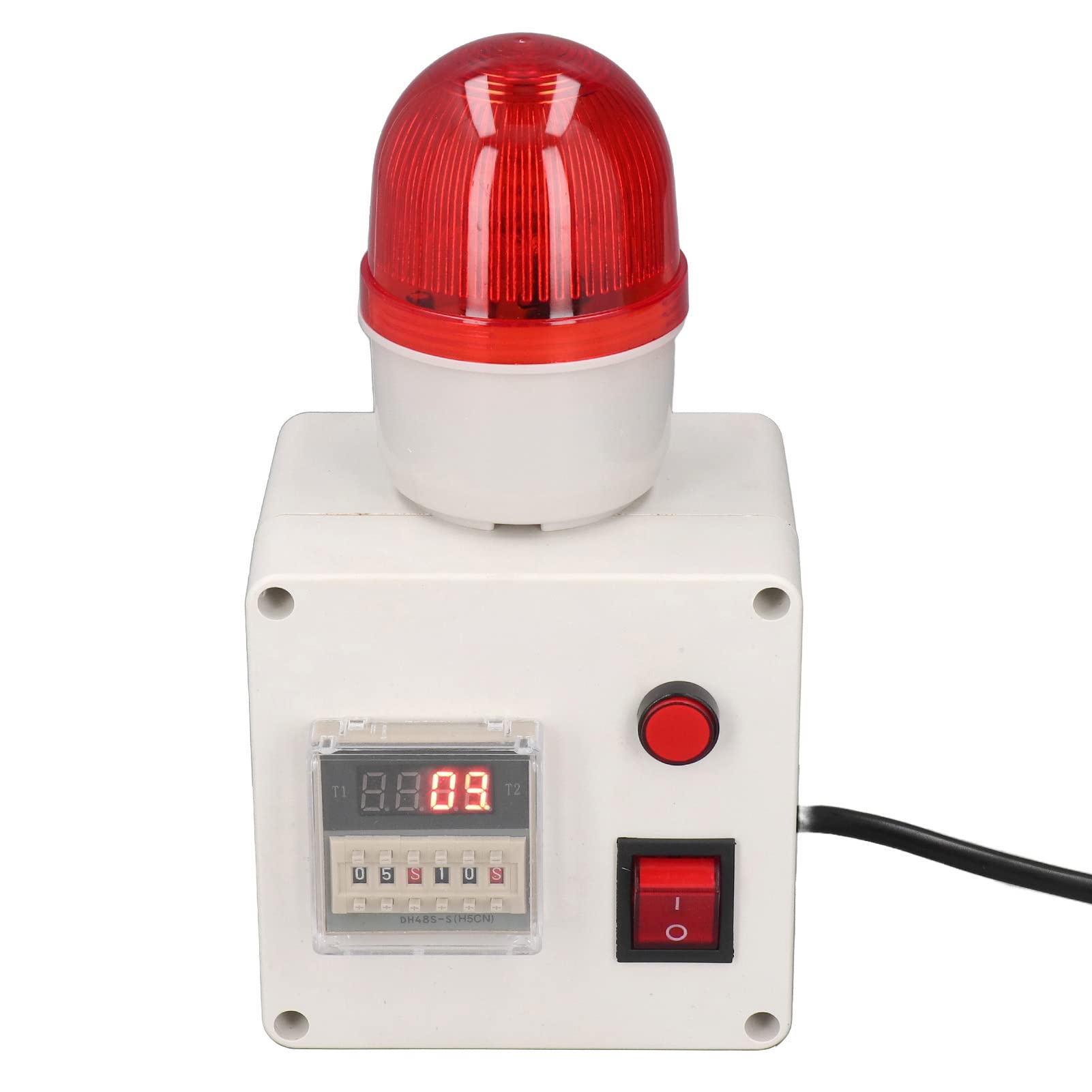 Sirena con Timer a Ciclo Industriale, Allarme Sonoro di Temporizzazione con Spina Europea Ad Alta Precisione 220 V per la Produzione,Cicalino e altoparlante