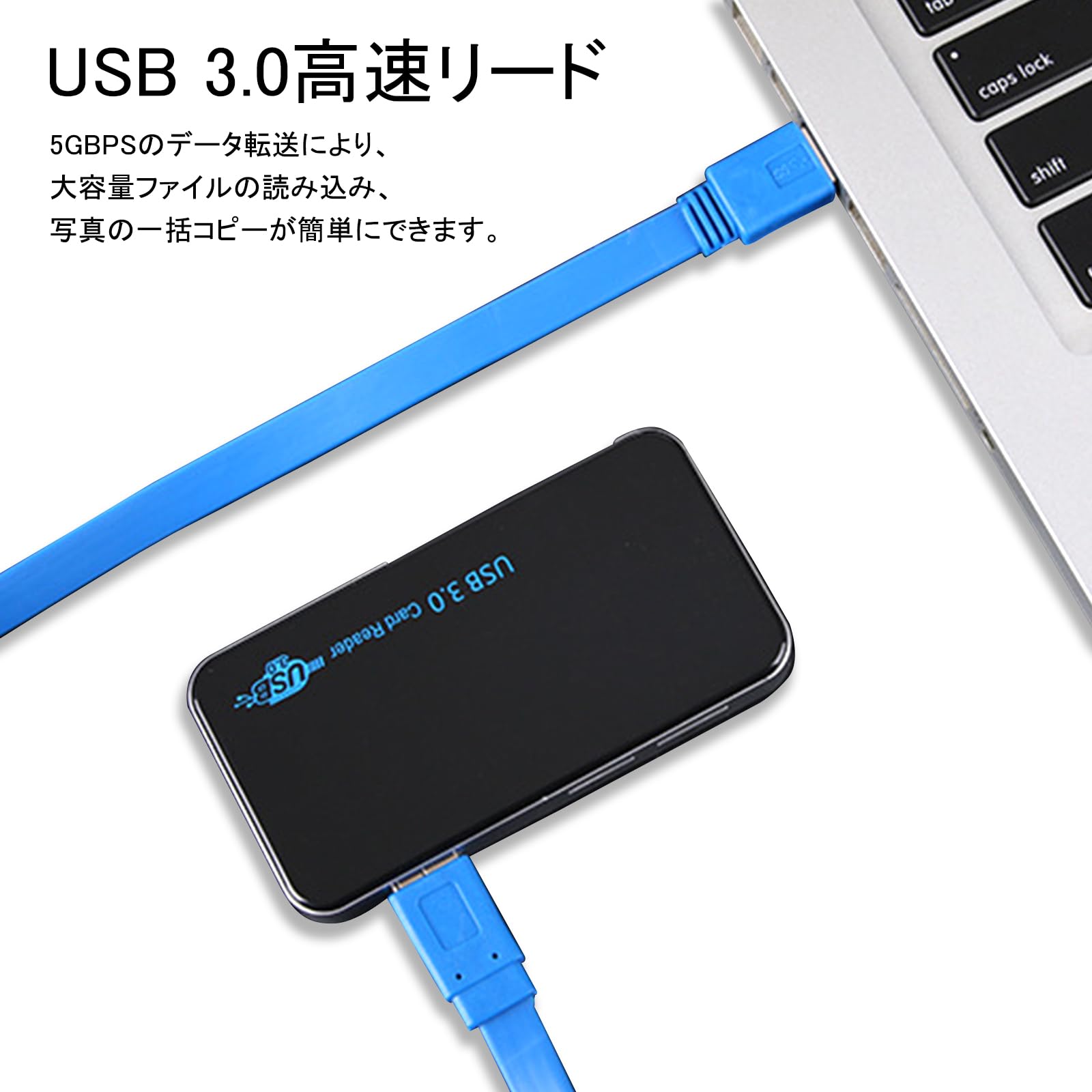 Amazon.co.jp: MEIKEMAN SD Card Reader 6 in 1 USB 3.0 Memory Card