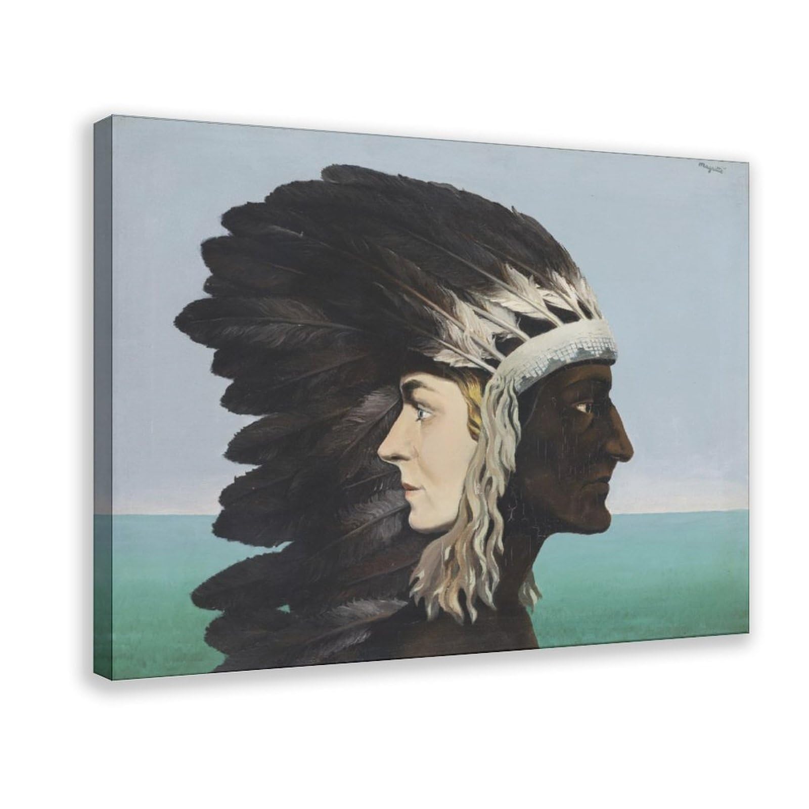 WCYB L'étoile Du Matin - Oil on Canvas, 19x24ins, 1938 by Rene Magritte Surrealism Prints Posters Canvas Deco Paintings Wall Art For Office Living Room Fra