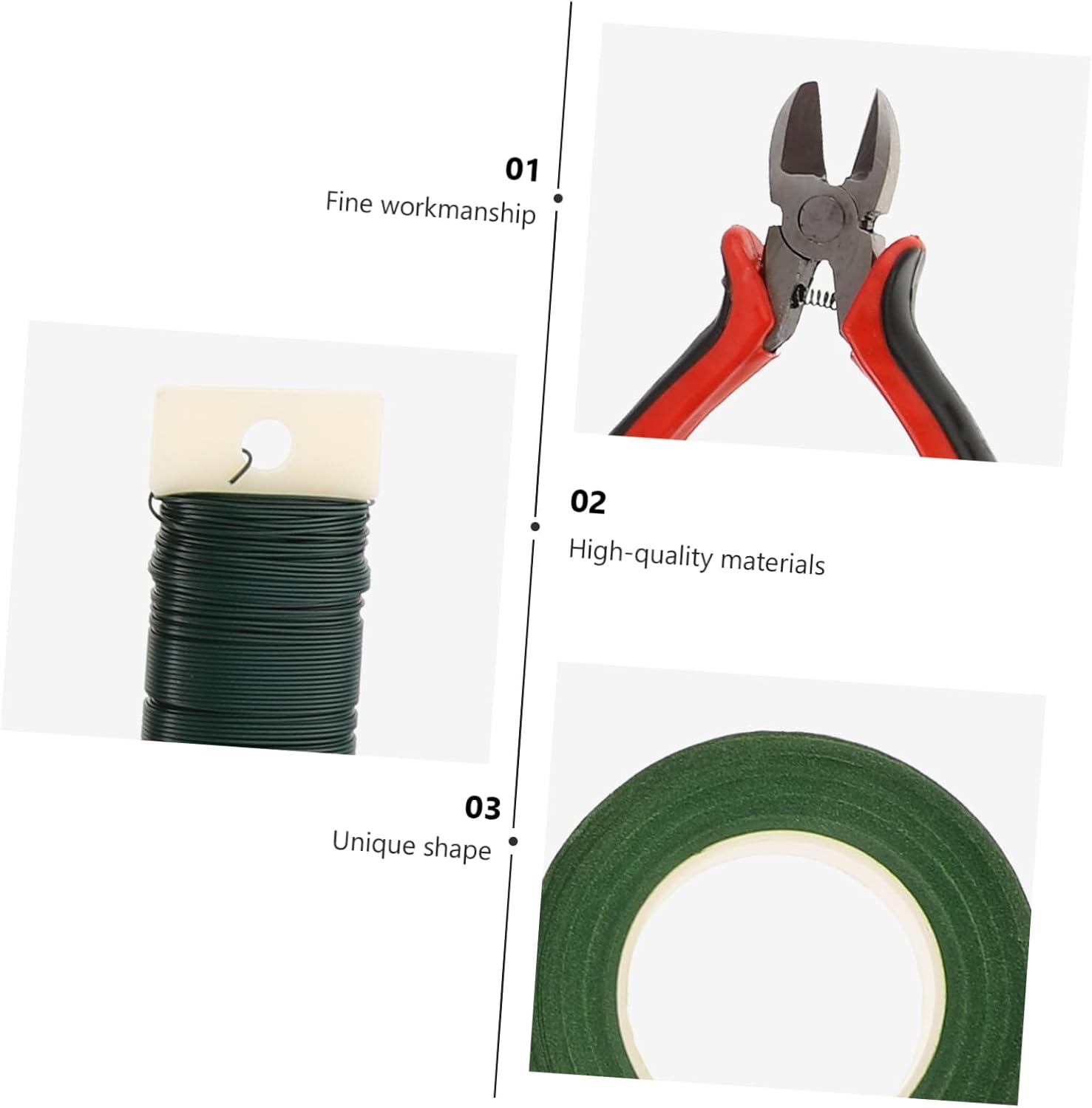 COHEALI 1set Floral Arrangement Kit Floral Tape Wire Cutter and Tools for Crafting Bouquets Decorations and Home Projects for Weddings and Creative Designs