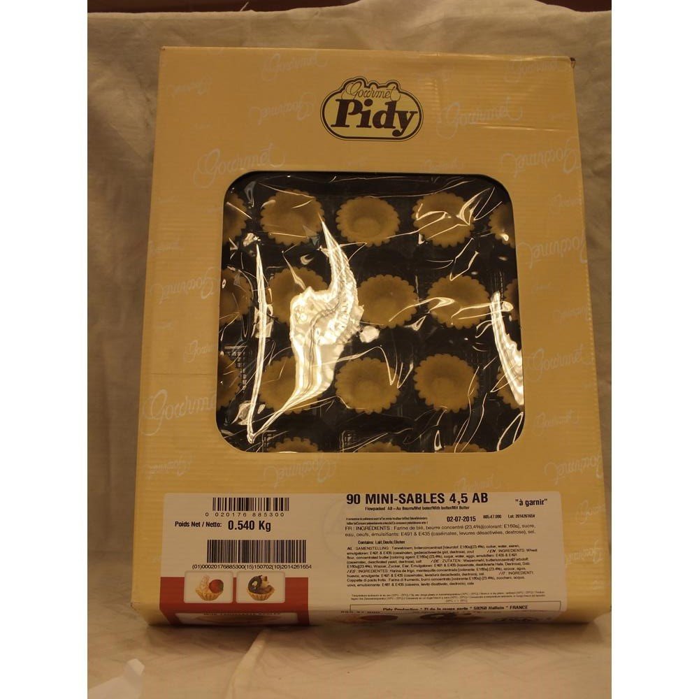 Pidy Butter Mini Tartlet Desserts (Pack of 90)