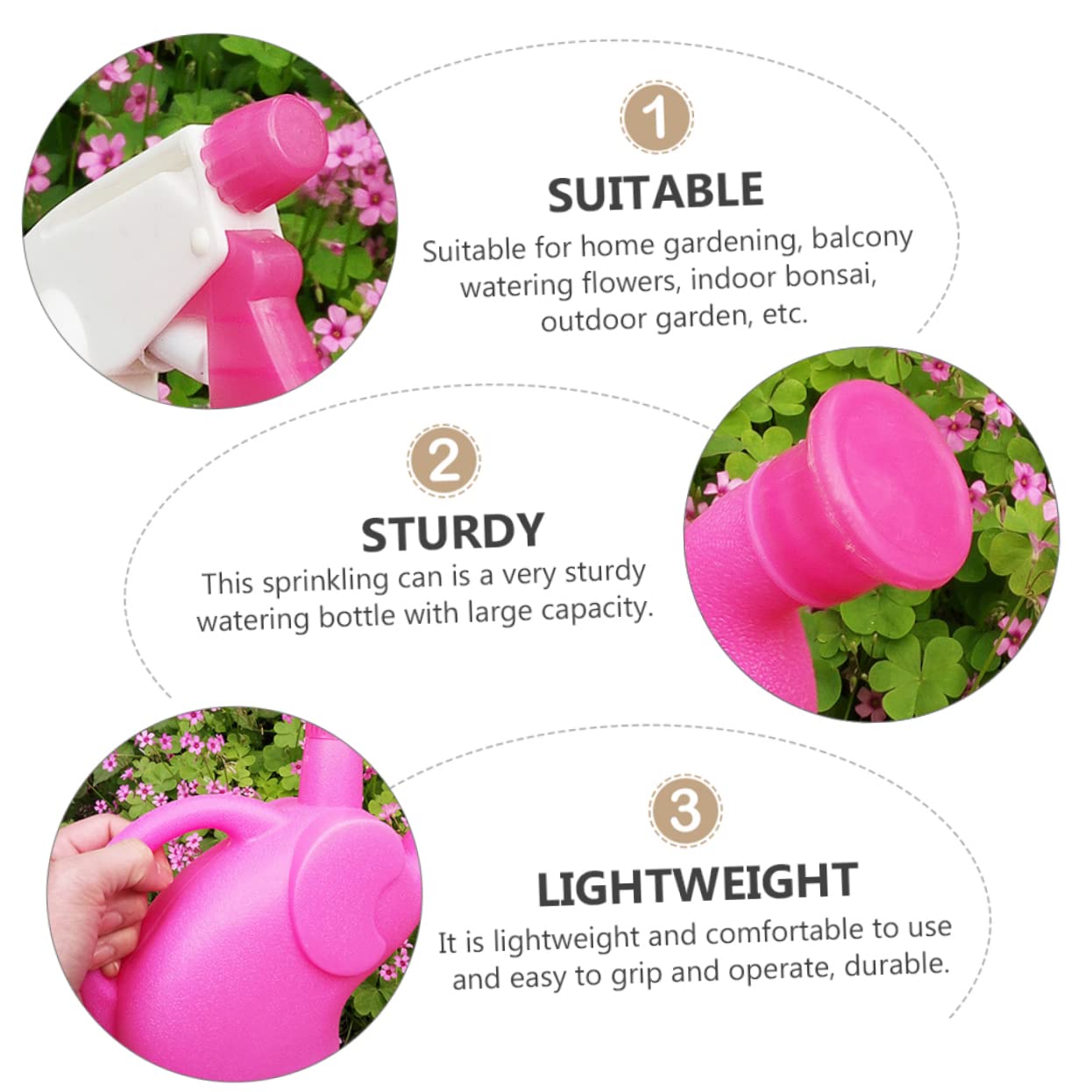 Toyvian 2 Pièces Sprinkler Sprinkler Kettle Arrosoirs Flacon Pulvérisateur Brumisateur De Plantes L'arrosage des Petites Plantes Peut Arrosoir De Jardin Rechargeable Usine Ou