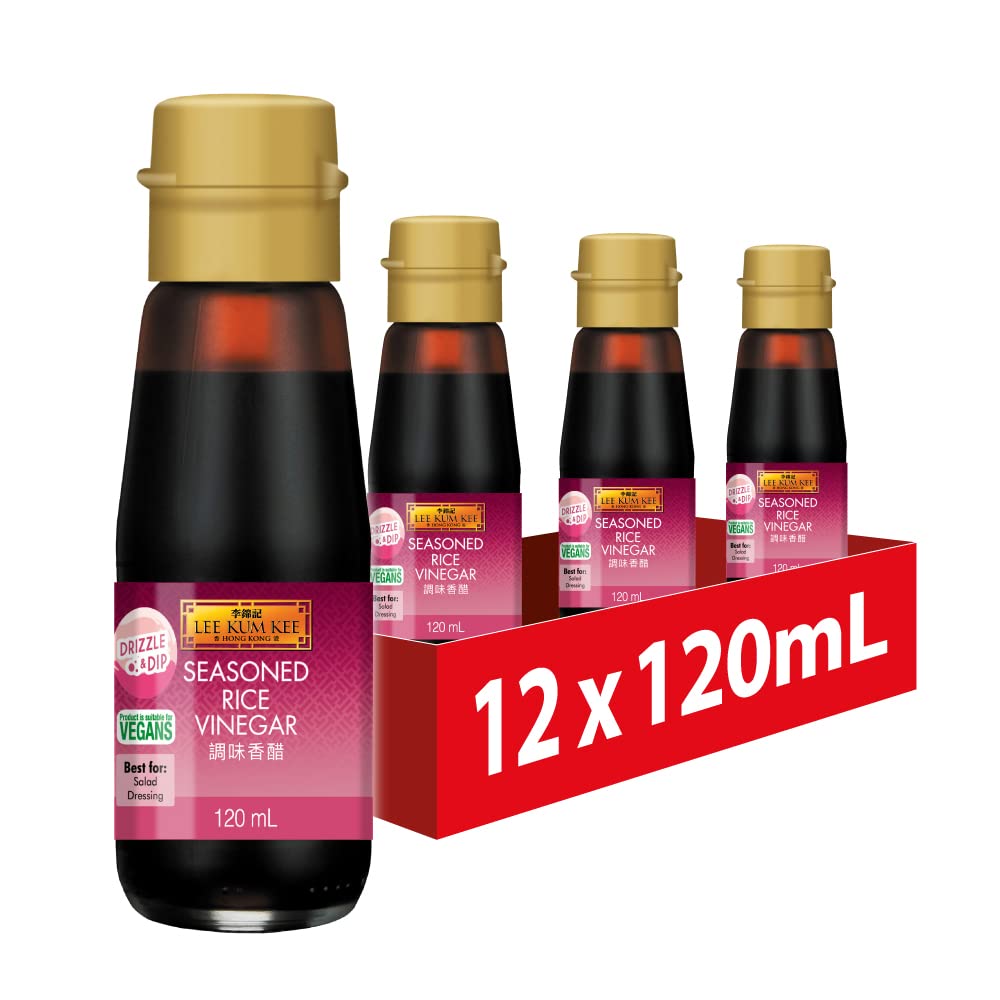 Lee Kum Kee Gewürziger Reis-Essig, 120 ml, 12 Stück