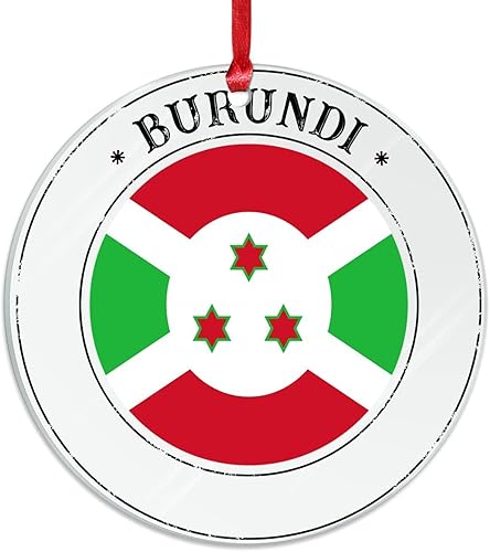 Vista 205 de Guatemala - Adornos acrílicos de Navidad, regalo de recuerdo de ciudad patriótica, adorno para árbol de Navidad, bandera nacional de Guatemala