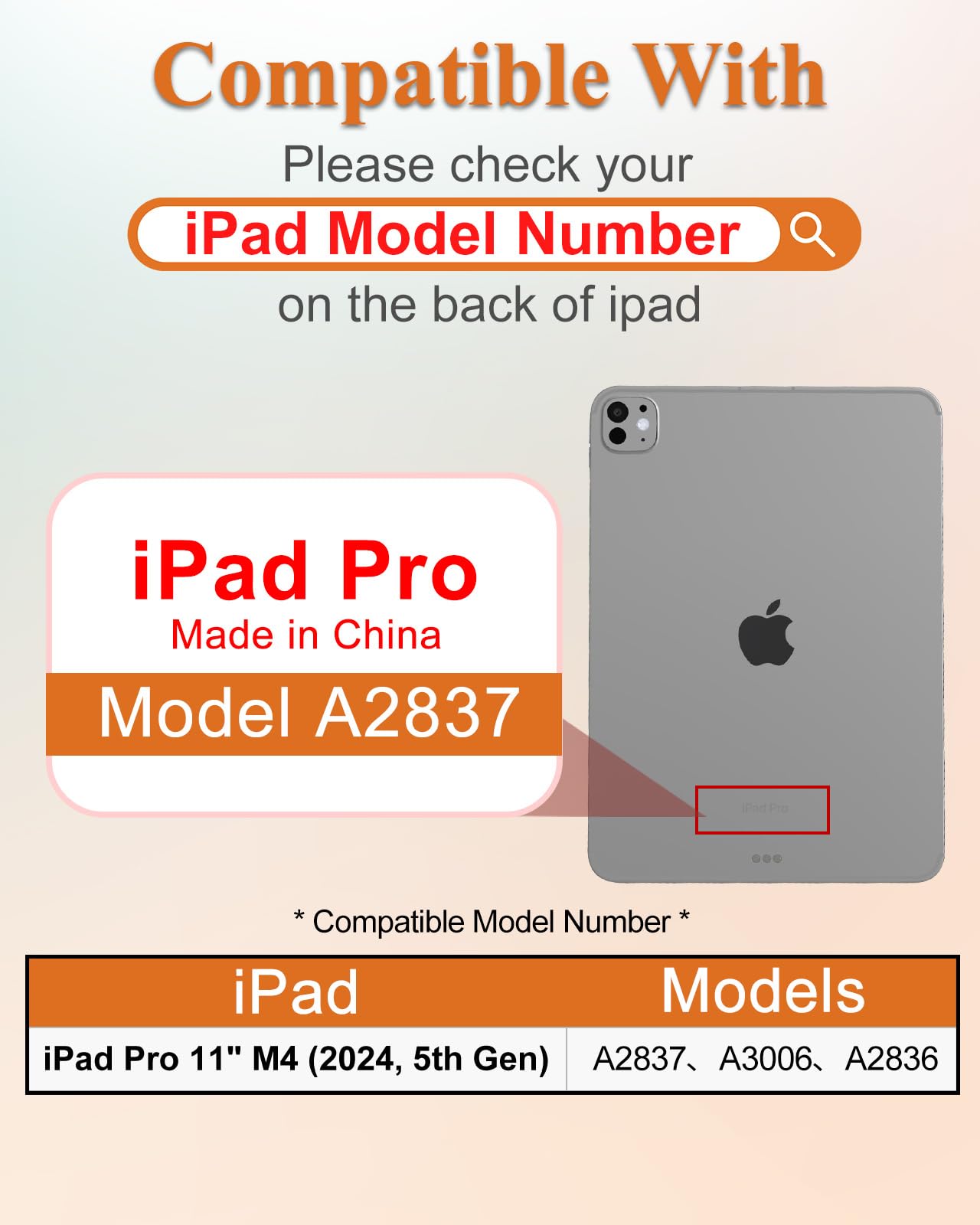 Wazzasoft for iPad Pro 11 inch Case 2024 M4 with Keyboard - Pencil Holder Folio Tablet Cover Women Girls Cute Marble Aesthetic Unique Design for Apple Pro 11 A2925 A2926 A3007