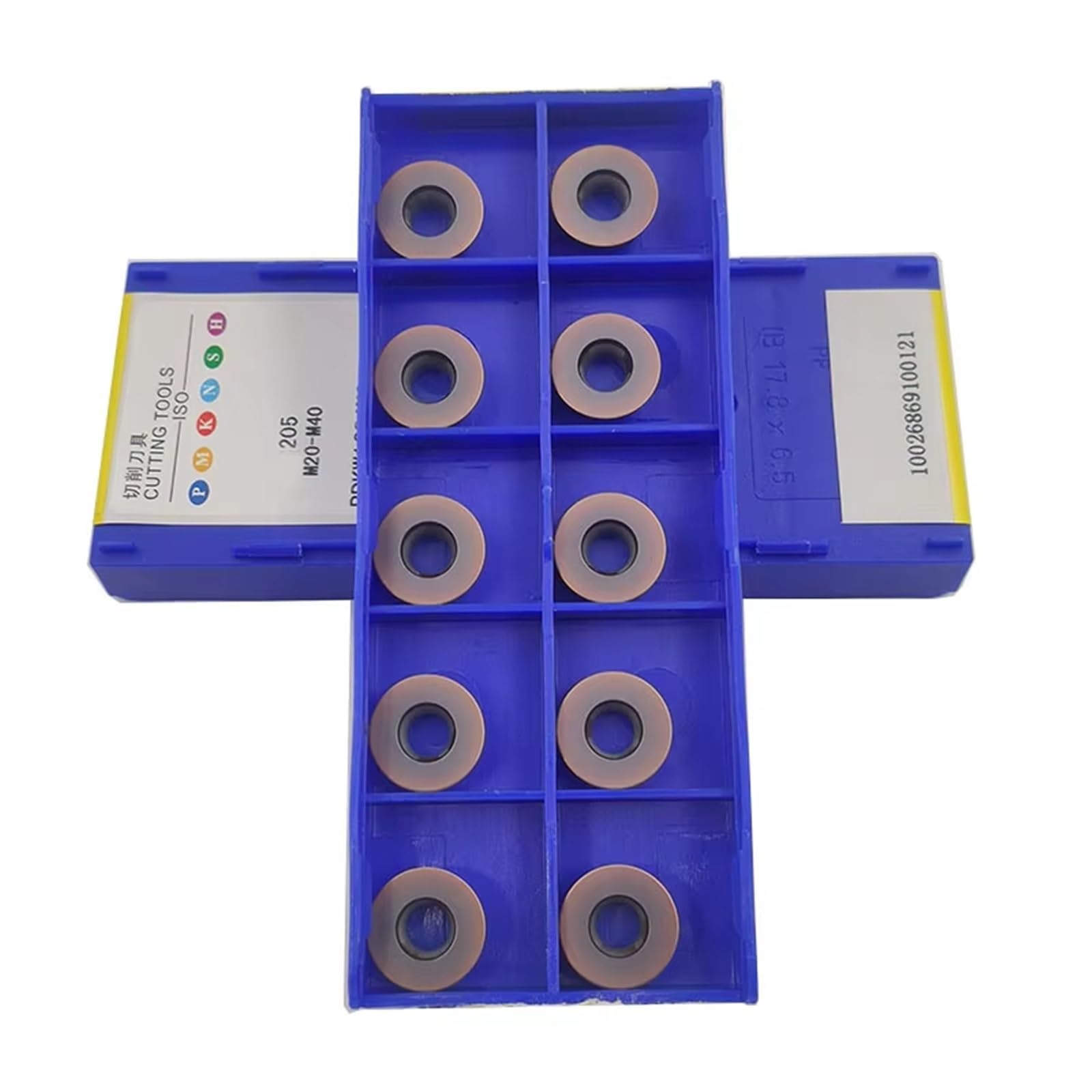10 Piezas RDKW1204MO 205 Insertos De Carburo Cortador Miliing Para Acero Inoxidable