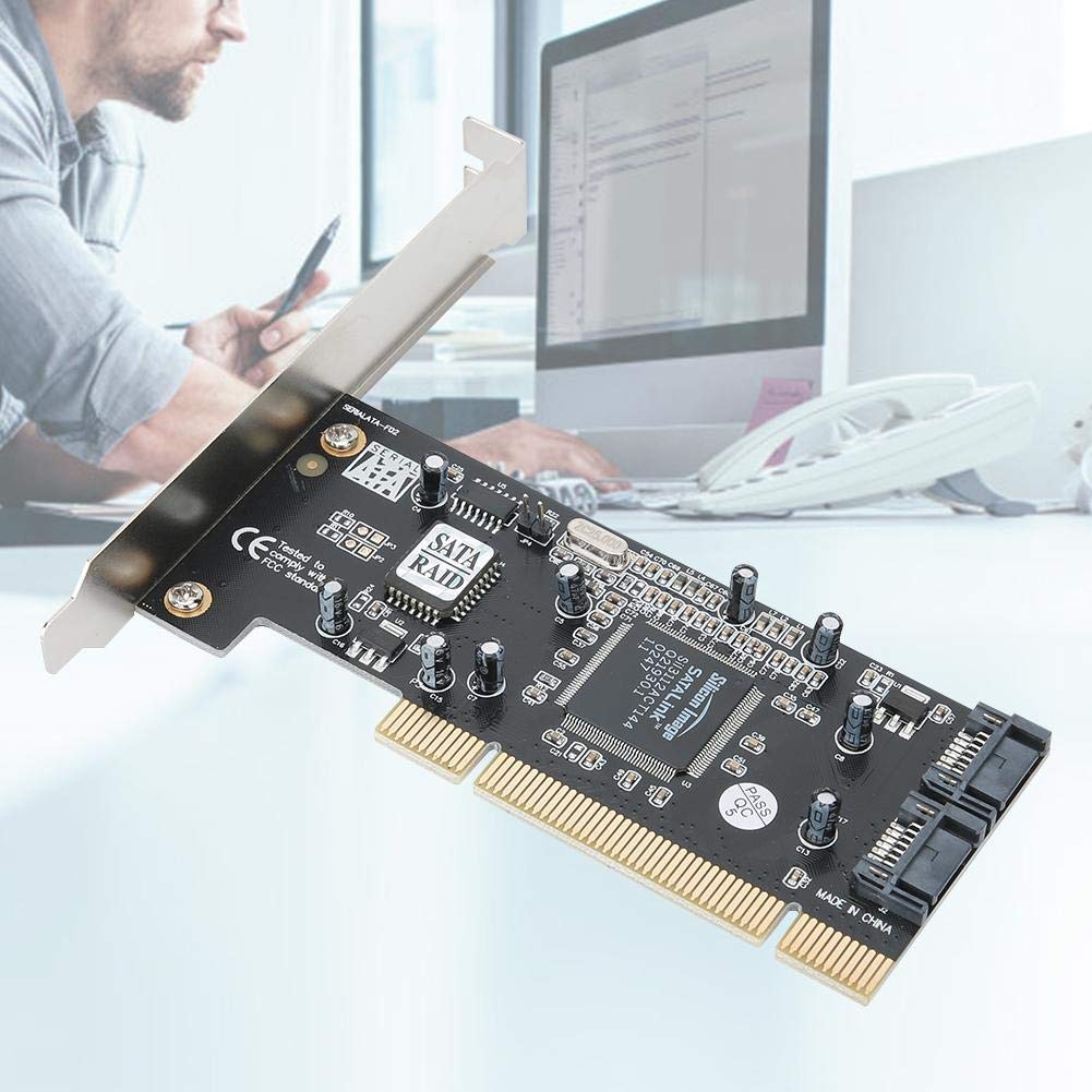Tarjeta Controladora PCI SATA 4 Puertos Con RAID - Compatible Con Sistemas Antiguos Y Nuevos