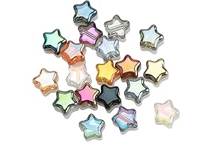 200Pcs Star Croc Charms 8mm