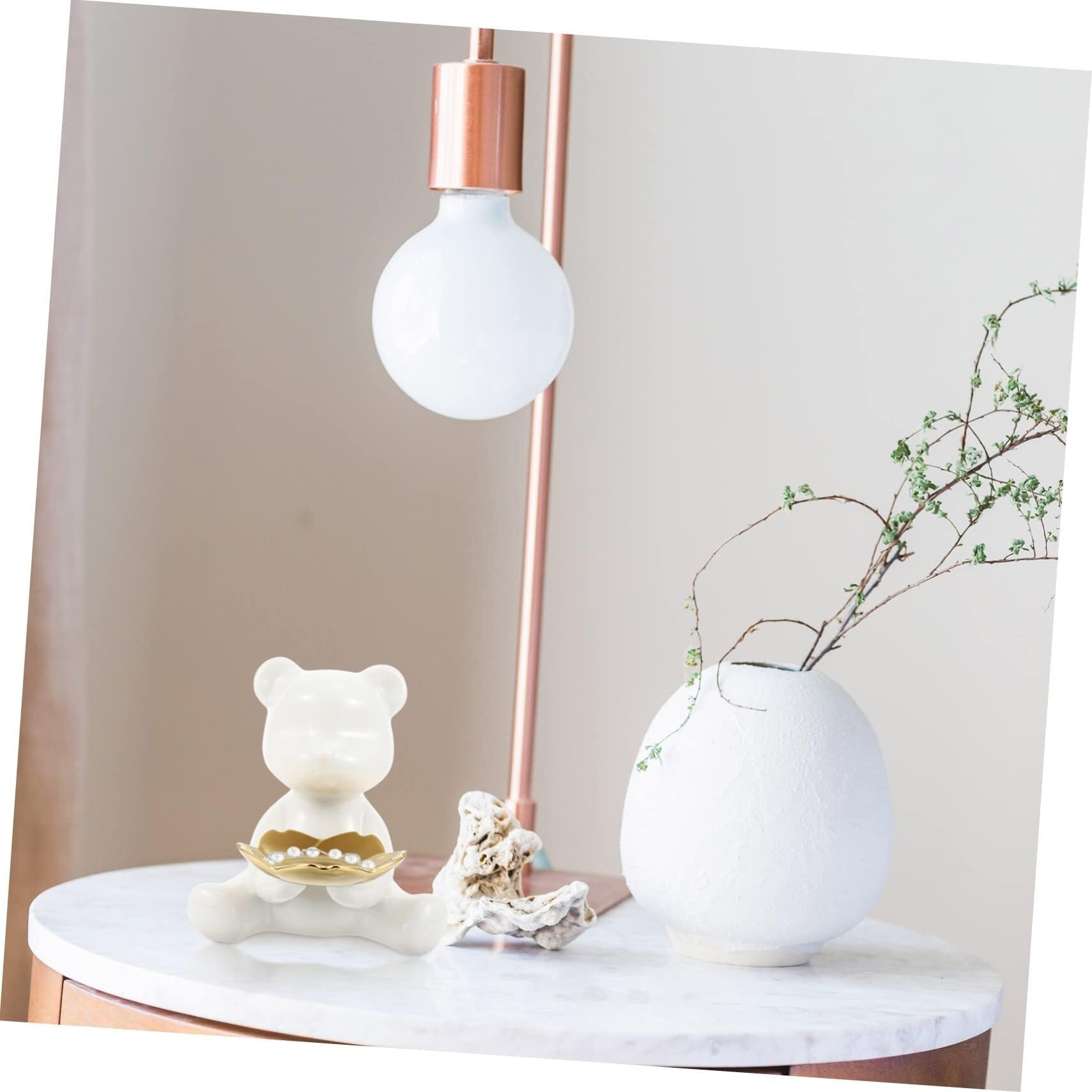 Seifenschale Keramik-Bär-Schmucktablett, Seifenschale, modisch, geeignet for Schminktisch, Badezimmer Küchendekoration und Accessoires