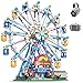 Rotante Ruota Panoramica Set di Costruzioni Giocattolo,con le luci Playset Parco Giochi Costruzione per Bambini,per 6+ anni ragazzi, ragazze, adulti (870 pezzi)