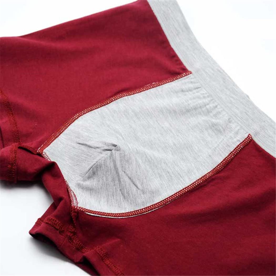keusyoi 6 Pz/lotto Intimo Di Grandi Dimensioni Boxer Degli Uomini Solido Cotone Mutandine Uomo Senza Cuciture Traspirante Mens Boxer