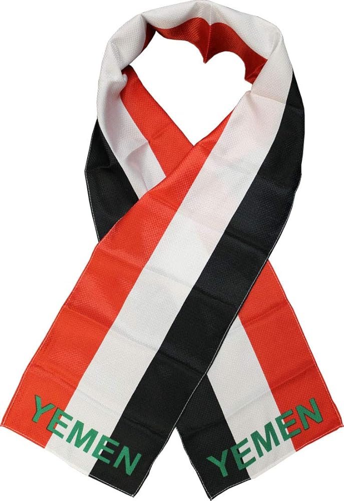 Amazon.com: Yemen - Lightweight Flag Scarf (8 inches by 60