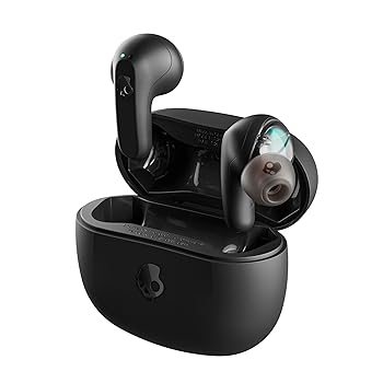 Skullcandy Rail In-Ear Wireless Earbuds Black