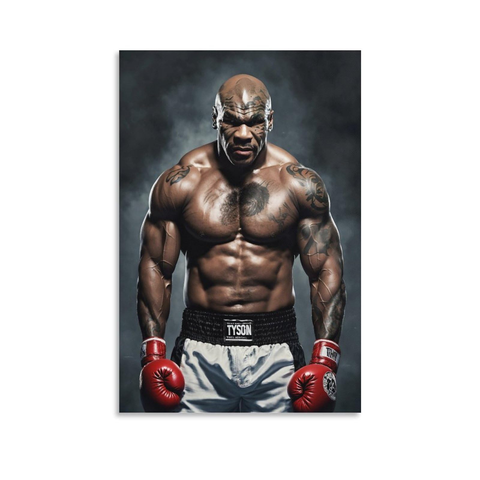 Amazon.co.jp: マイク・タイソン ボクサー 油絵写真ポスター 絵画