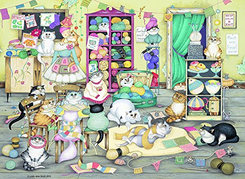 Ravensburger Crazy Cats - On the High Street 2x 500-piece Jigsaw