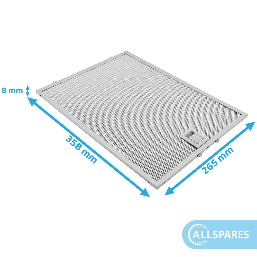 Sparefixd Metallfettfilter Für Neff Dunstabzugshauben - Passend Für Mehrere Modelle