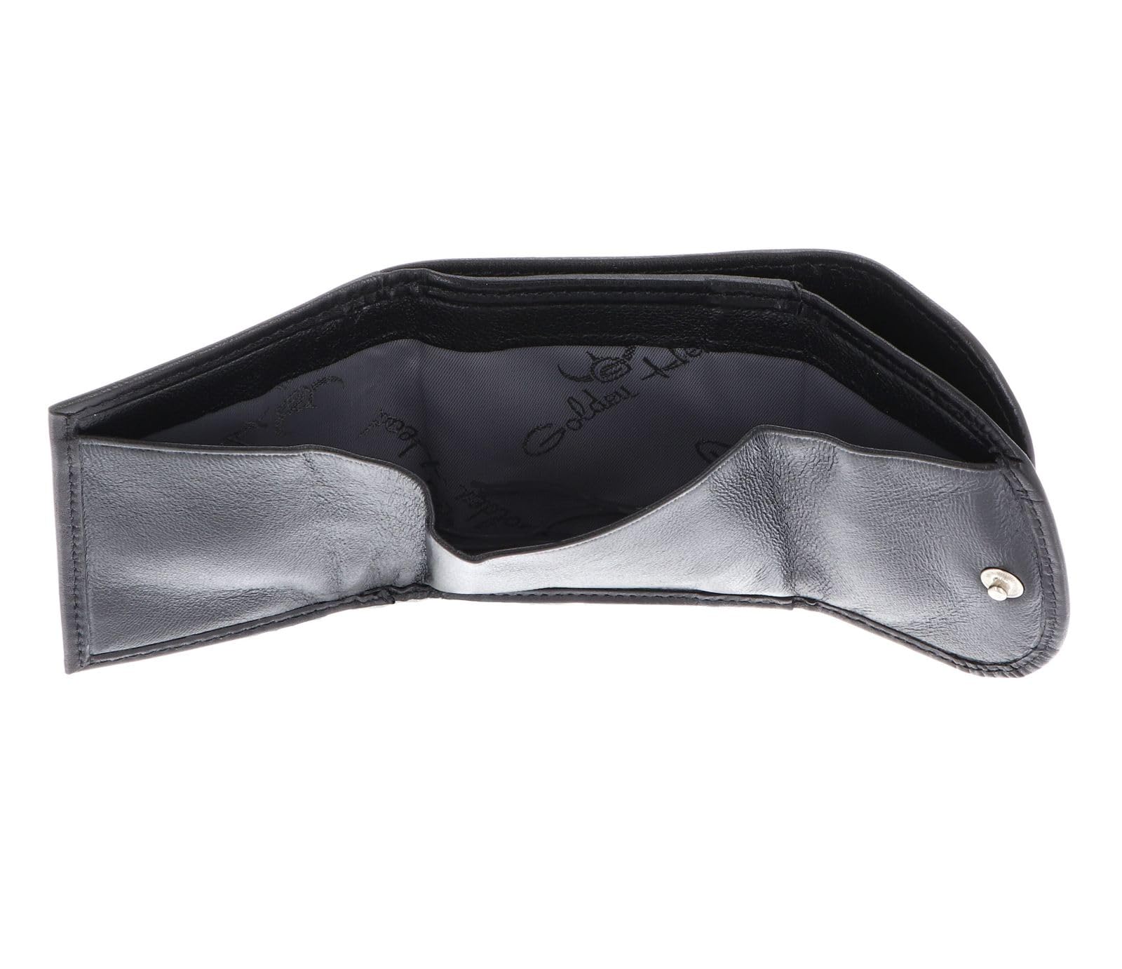 Golden Head Leder Geldbörse Colorado Damen-Minischeintasche 1005 Schwarz