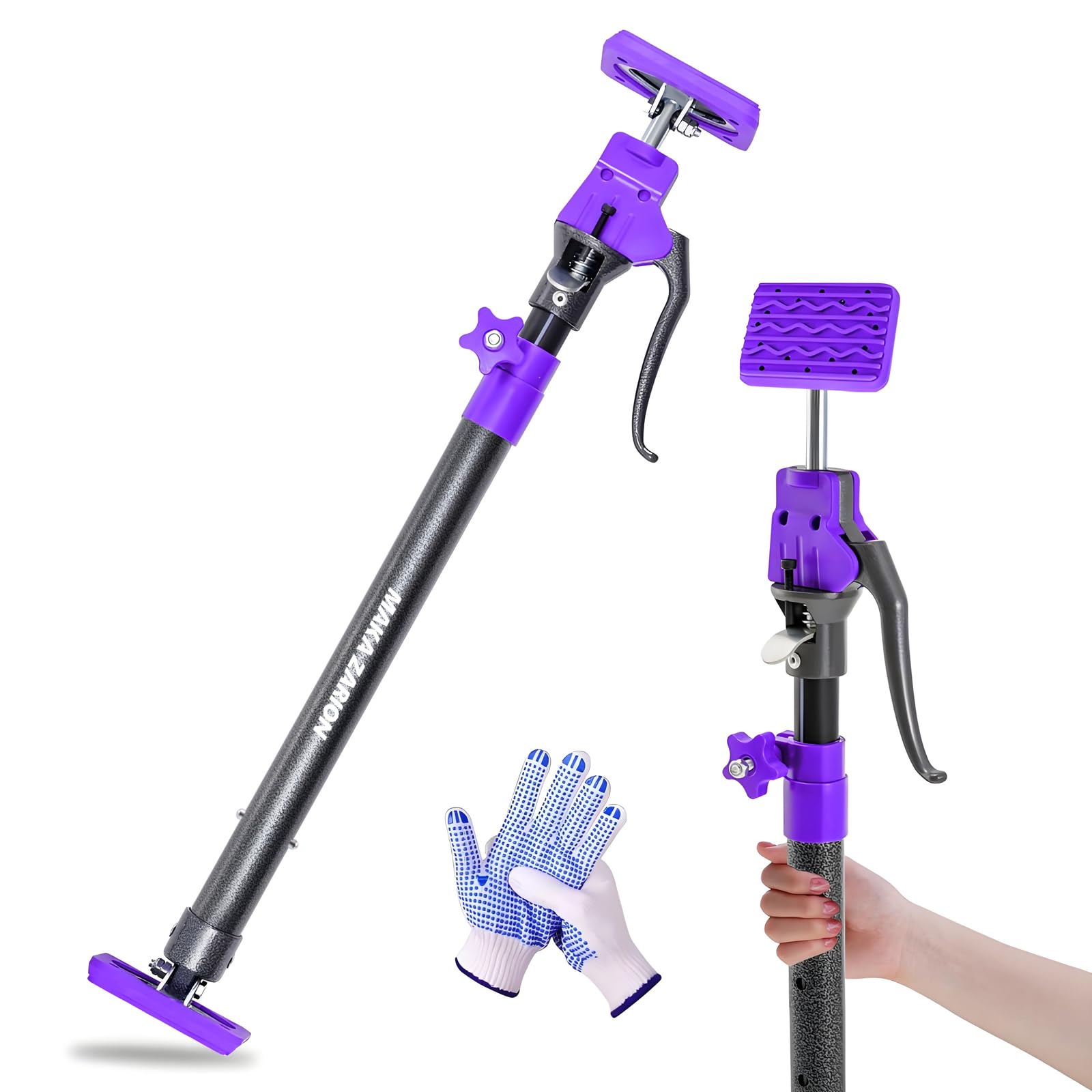 Quality Steel Cabinet Jacks for Installing Cabinets, 3rd Hand Support System 200LB, Adjustable Support Pole Jack 23.6-45.3 in, Perfect for Cabinet Lift Installation Tools, Quick Support Rod, 1-Pack