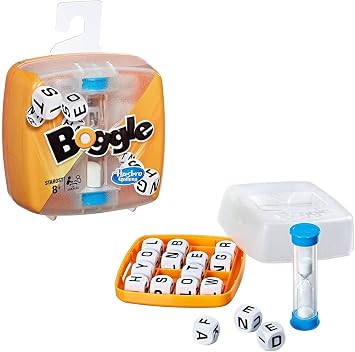 Mr Dice Boggle Game Bundle With Drawstring Bag - Classic Boggle for Adults