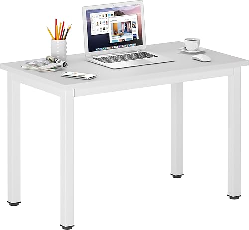 Miniatura 1 de DlandHome - Escritorio para computadora pequeño de 31.5 pulgadas ideal para usar como mesa plegable para la oficina en casa o mesa de actividades,