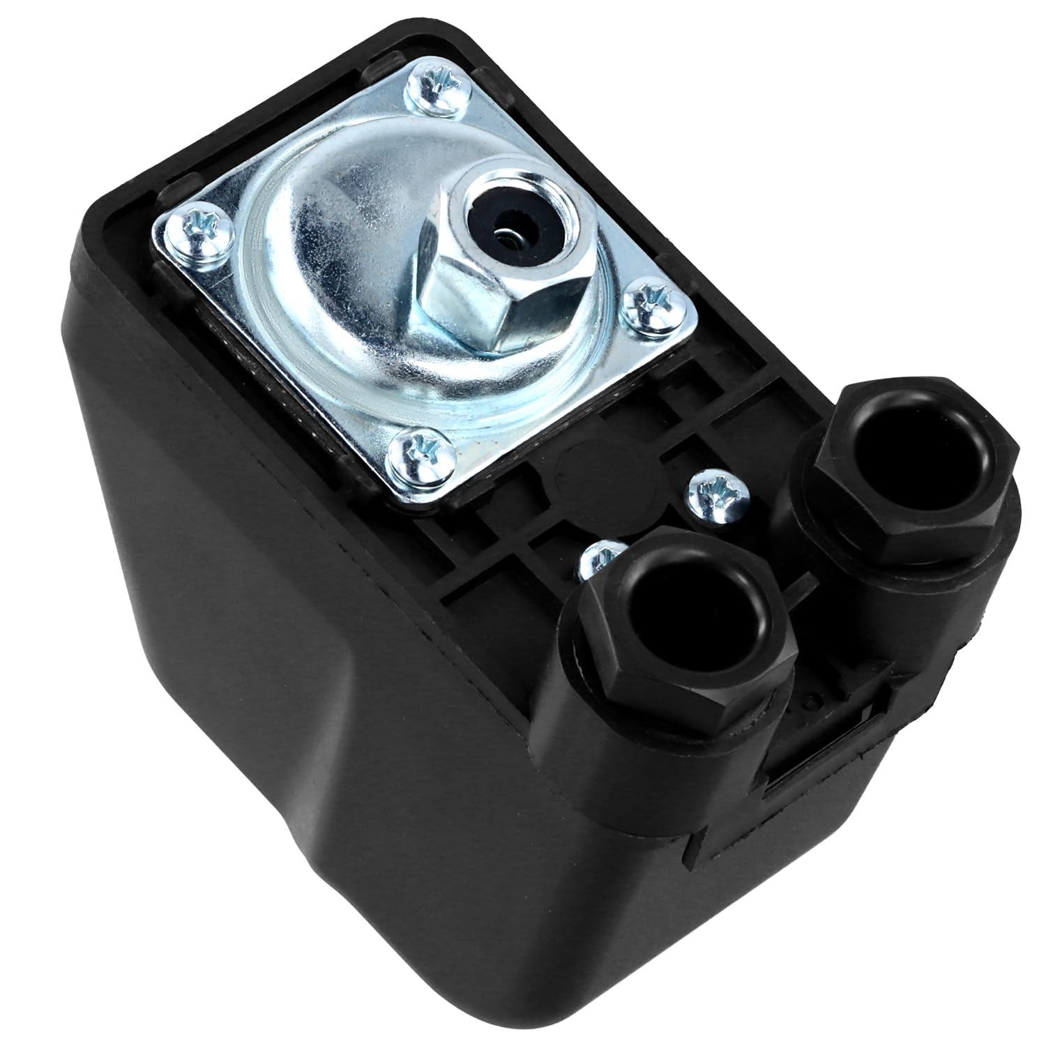 QWORK® Presostato Bomba Agua 230V Monofásico, Presostato Agua G1/4", Presostato para Jardines