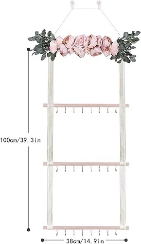 Miniatura 5 de Organizador de lazos para el cabello para niñas, organizador de accesorios para el cabello de bebé, pinzas para el cabello, almacenamiento con