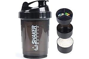 Protein Shaker Bottle, Sports Water Bottle, Leak Proof Shake Bottle