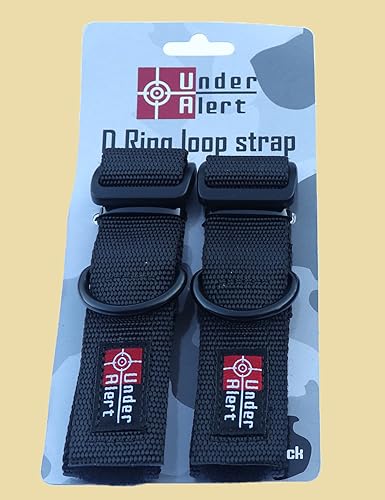 Miniatura 6 de UnderAlert Buttstock Adapter with Metal D Ring and Touch Fastener, Sling Adapter Replaces The Swivel Mount on Stock, Wear Resistant Strap Easy to