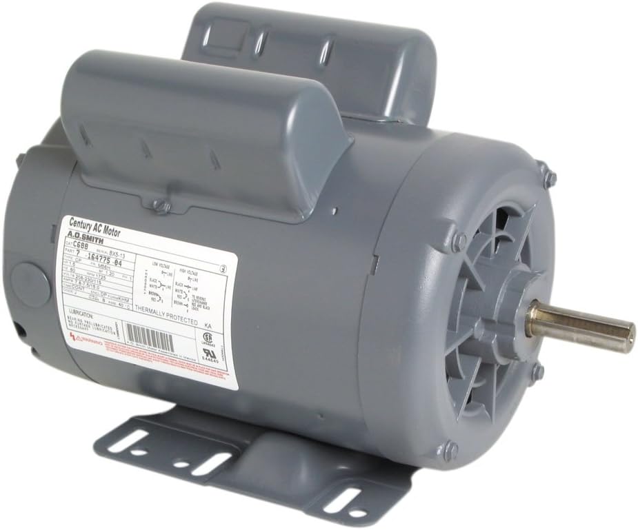 Century V101 1725 rpm Single Phase Capacitor Start Electric Motor