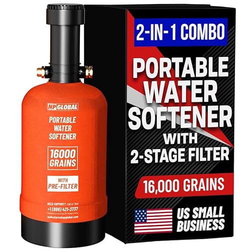 NPGLOBAL RV Water Softener & Filter