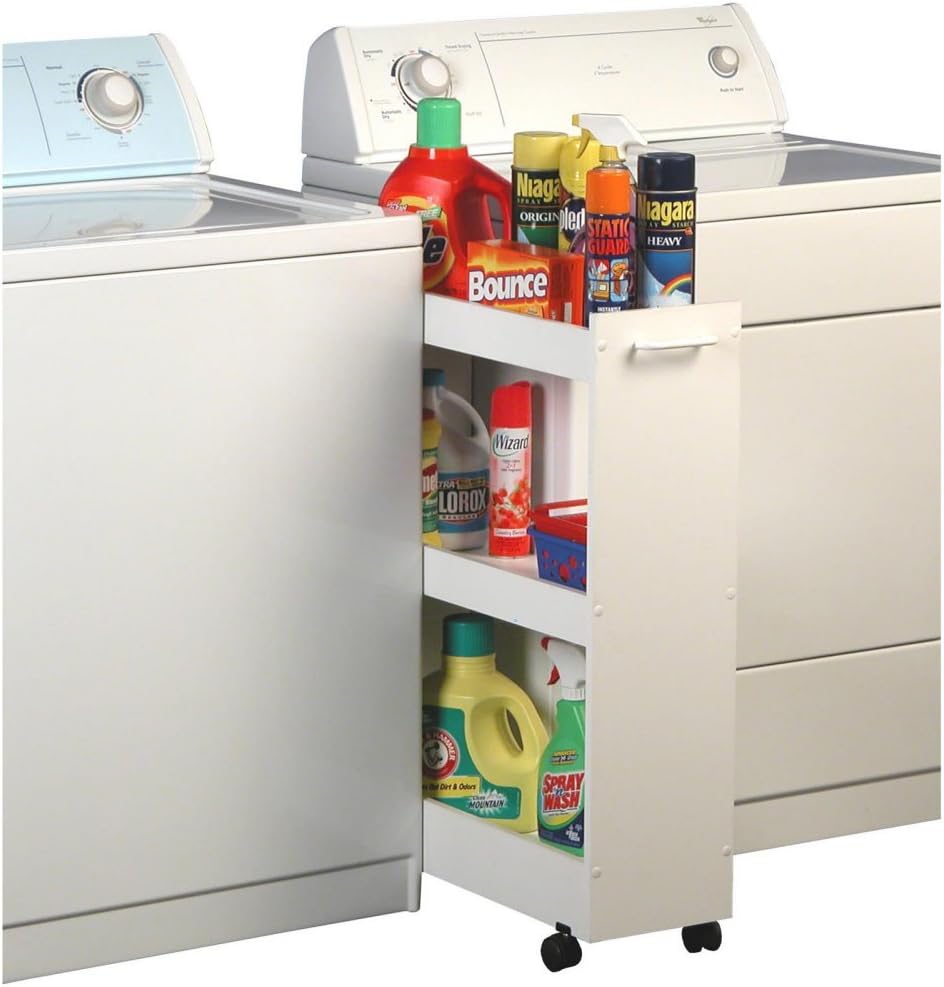 Venture Horizon Mobile Laundry Caddy White